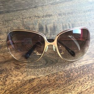 Oliver People’s Gold Sunglasses